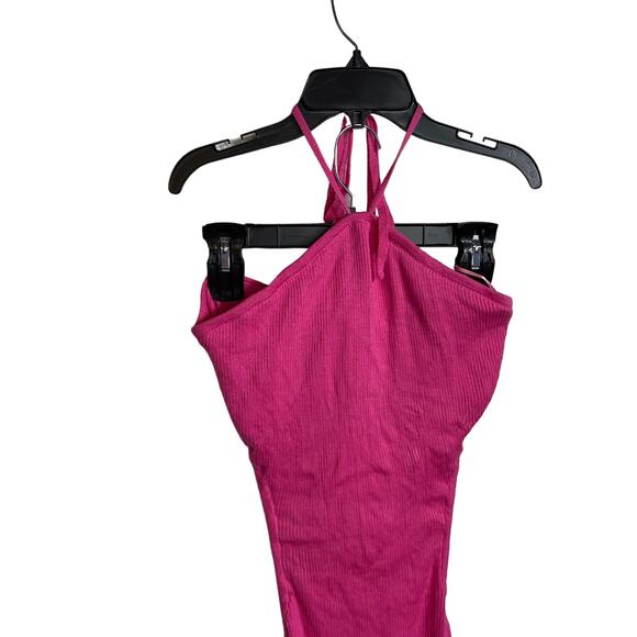 Capittana Mika Knitted Cotton Dress Pink M/L - Picture 4 of 12